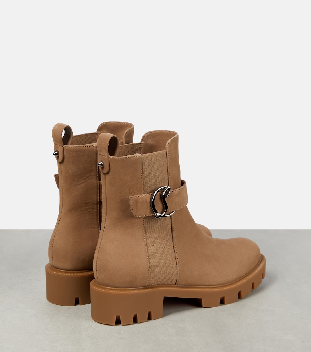 CL Chelsea suede ankle boots | Christian Louboutin