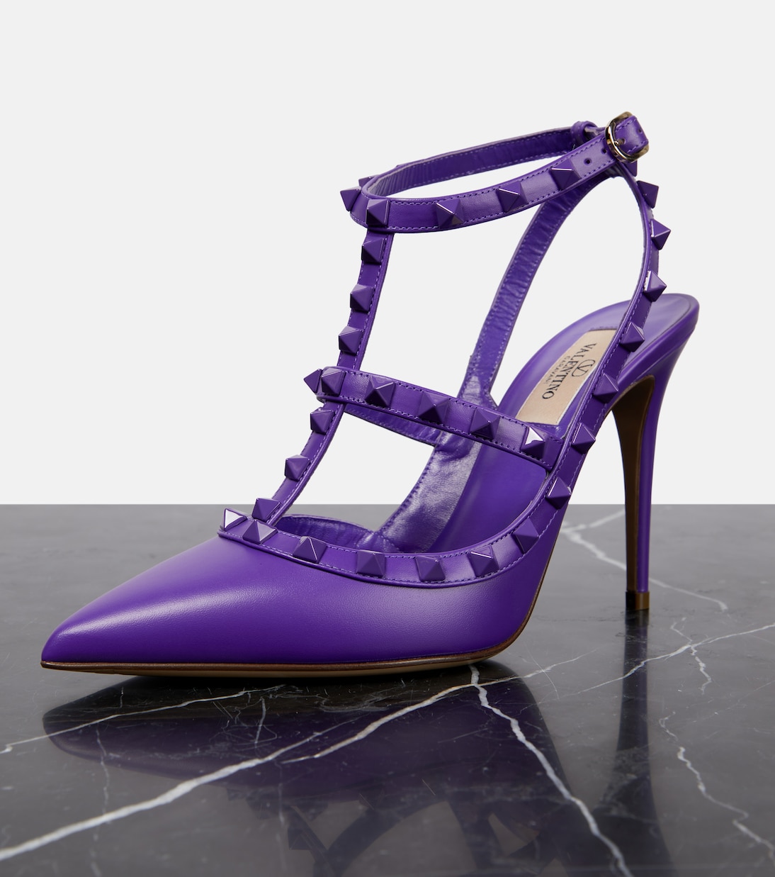 Salones Rockstud 105 de piel | Valentino Garavani