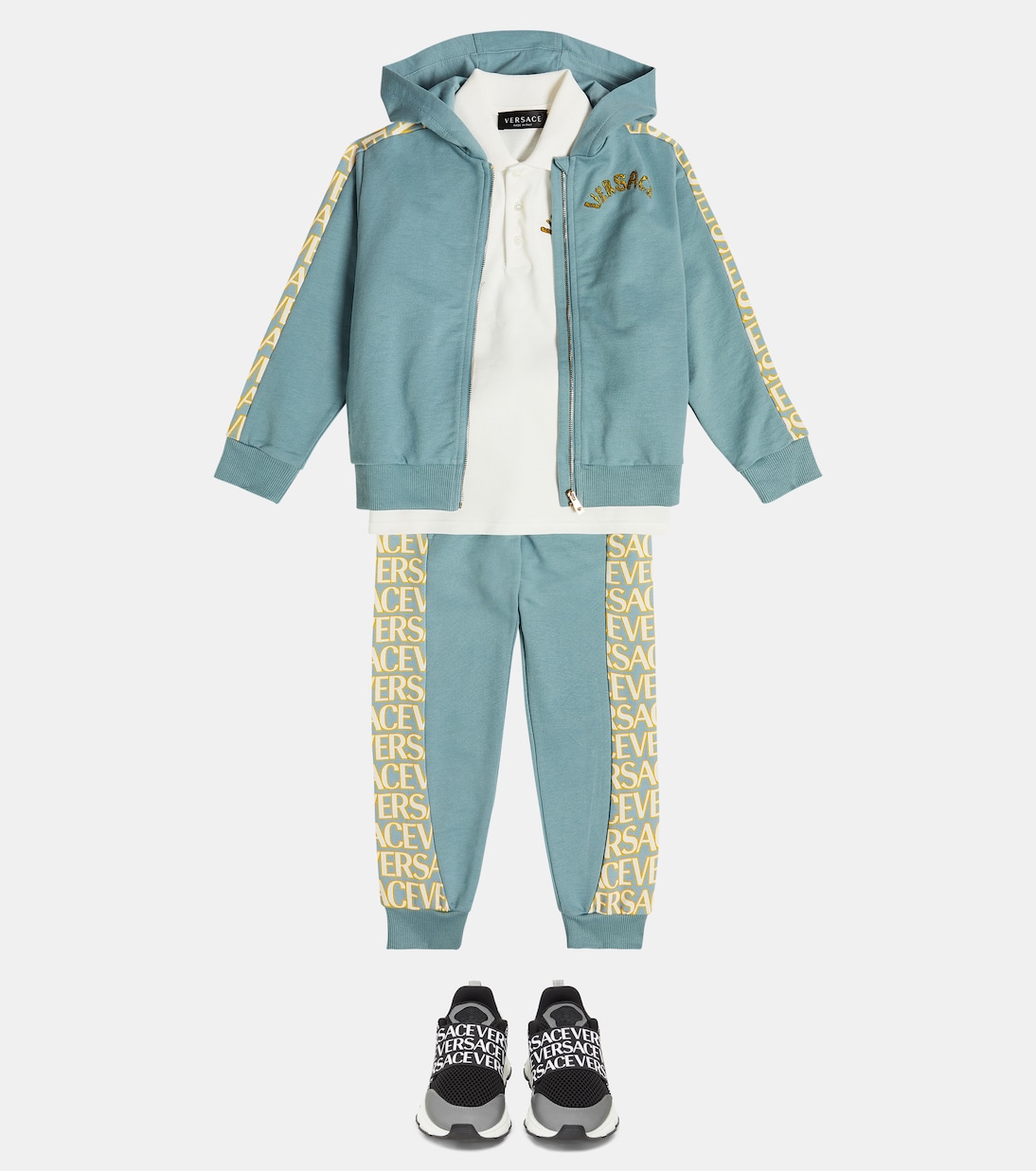 Sudadera de forro polar de algodón | Versace Kids