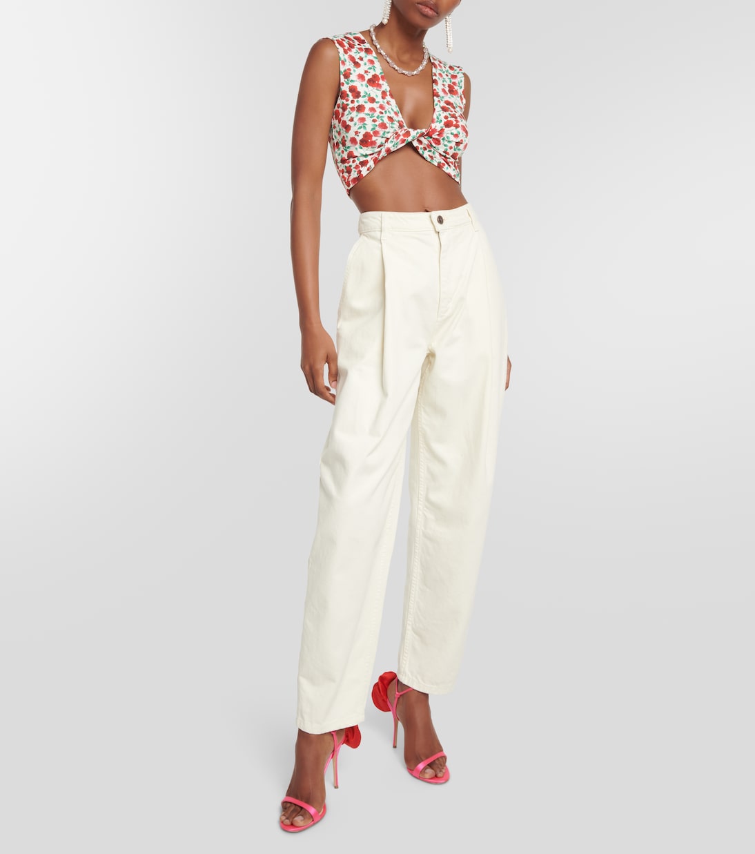 Bedrucktes Bikini-Oberteil | Magda Butrym