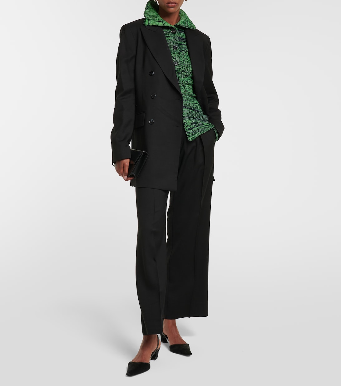 Pantaloni a gamba larga e vita alta | Acne Studios