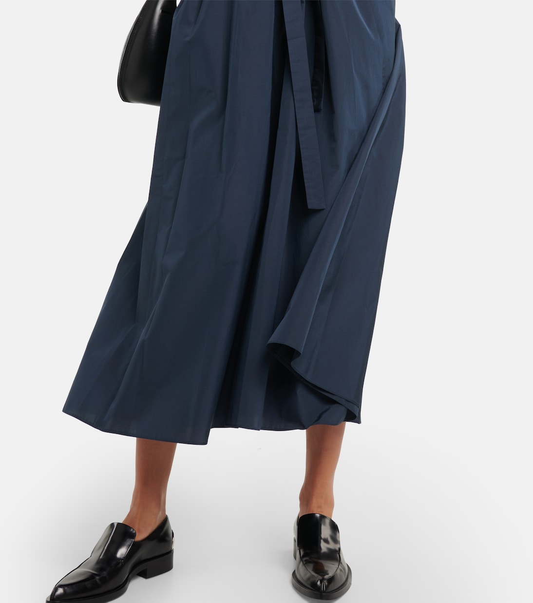 Capo pleated denim midi dress | 'S Max Mara