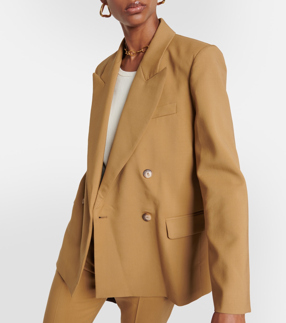 Double-breasted wool blazer | Joseph