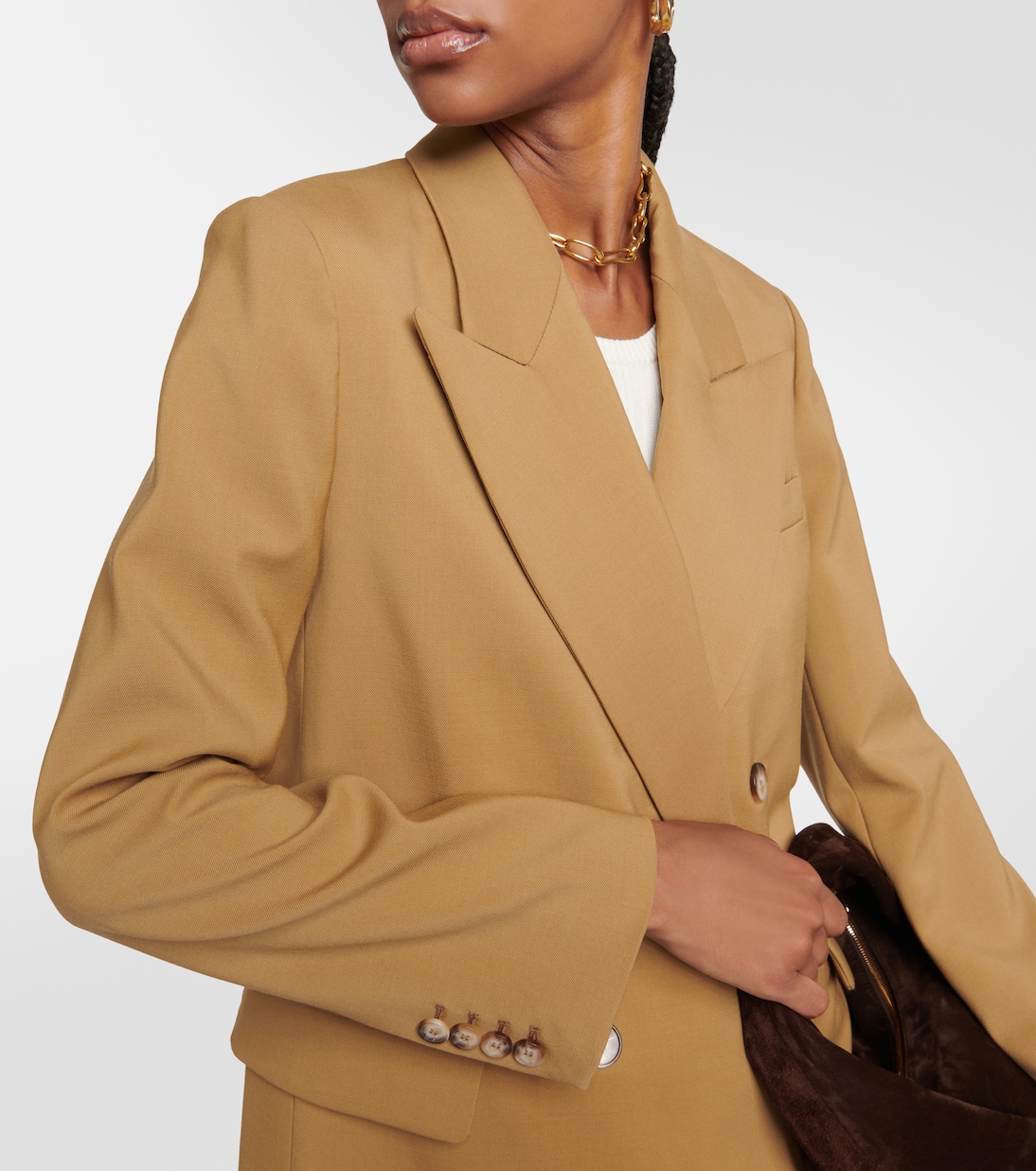 Double-breasted wool blazer | Joseph
