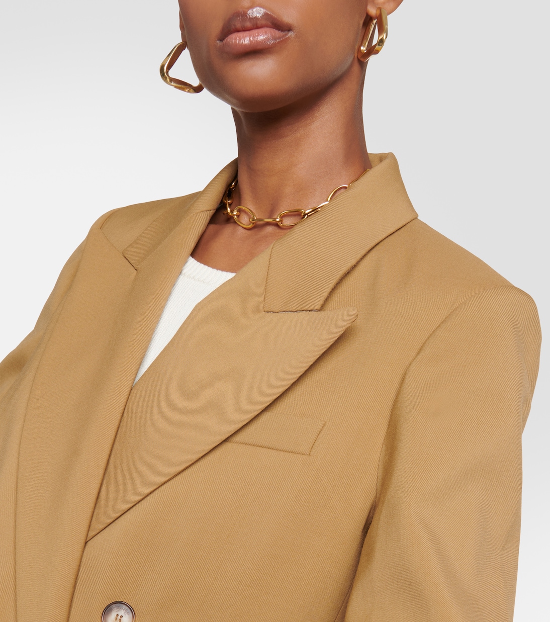 Double-breasted wool blazer | Joseph