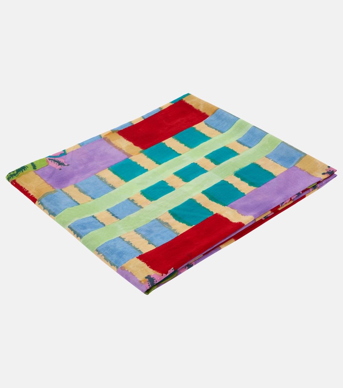 Ankara Aqua muslin beach towel | Lisa Corti