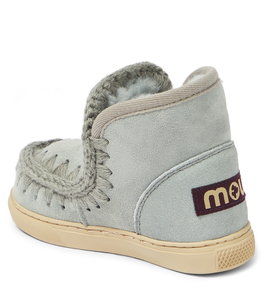 Sneakers in suede e shearling | Mou Kids