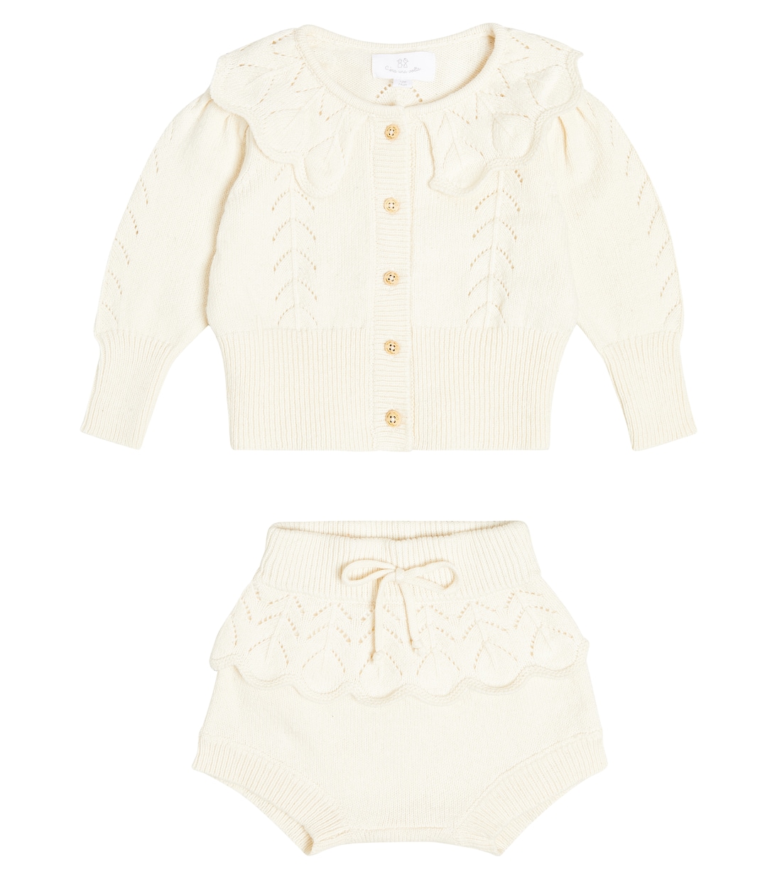 Baby- Set Cardigan e shorts Francesca | C'era Una Volta