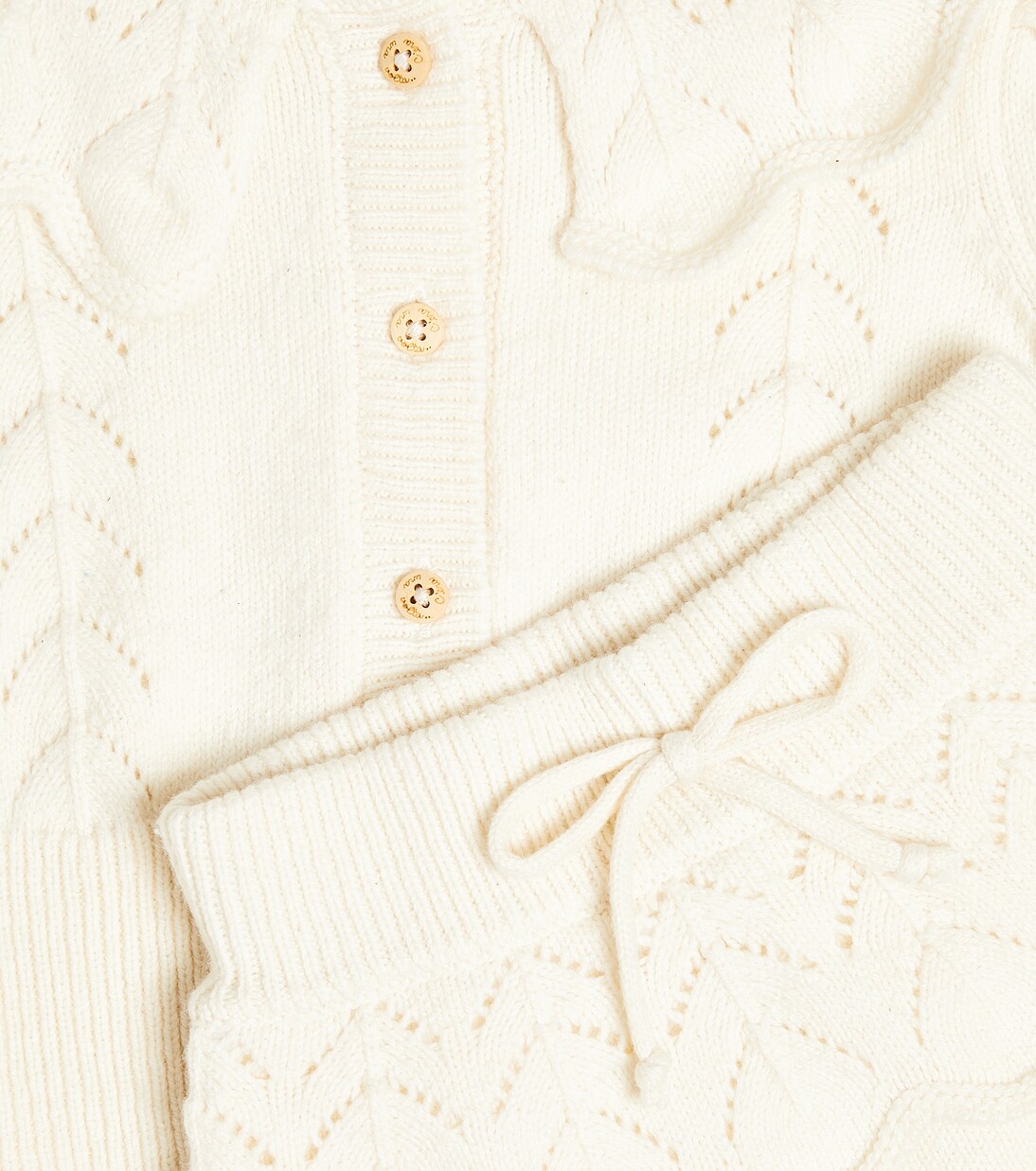 Baby- Set Cardigan e shorts Francesca | C'era Una Volta