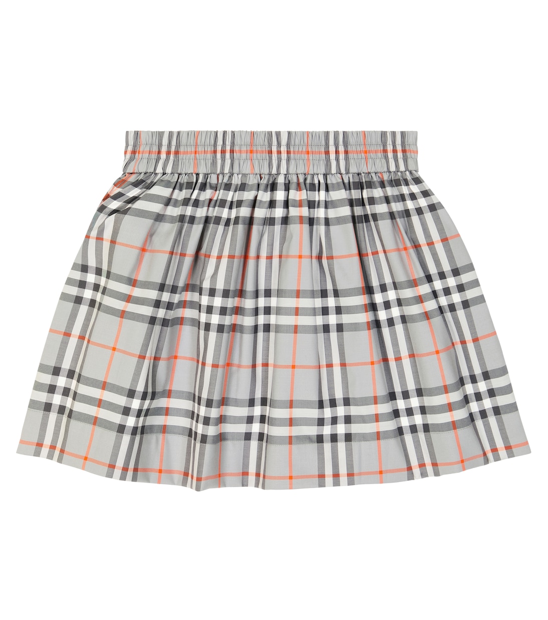 Burberry Check cotton skirt in multicoloured Burberry Kids Mytheresa