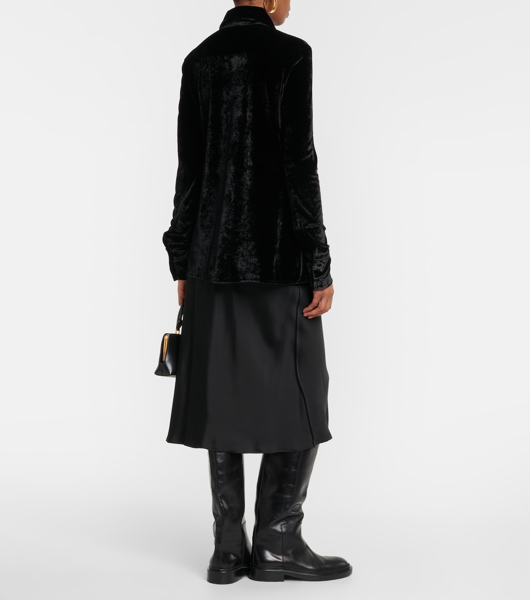 Camisa de terciopelo | Jil Sander