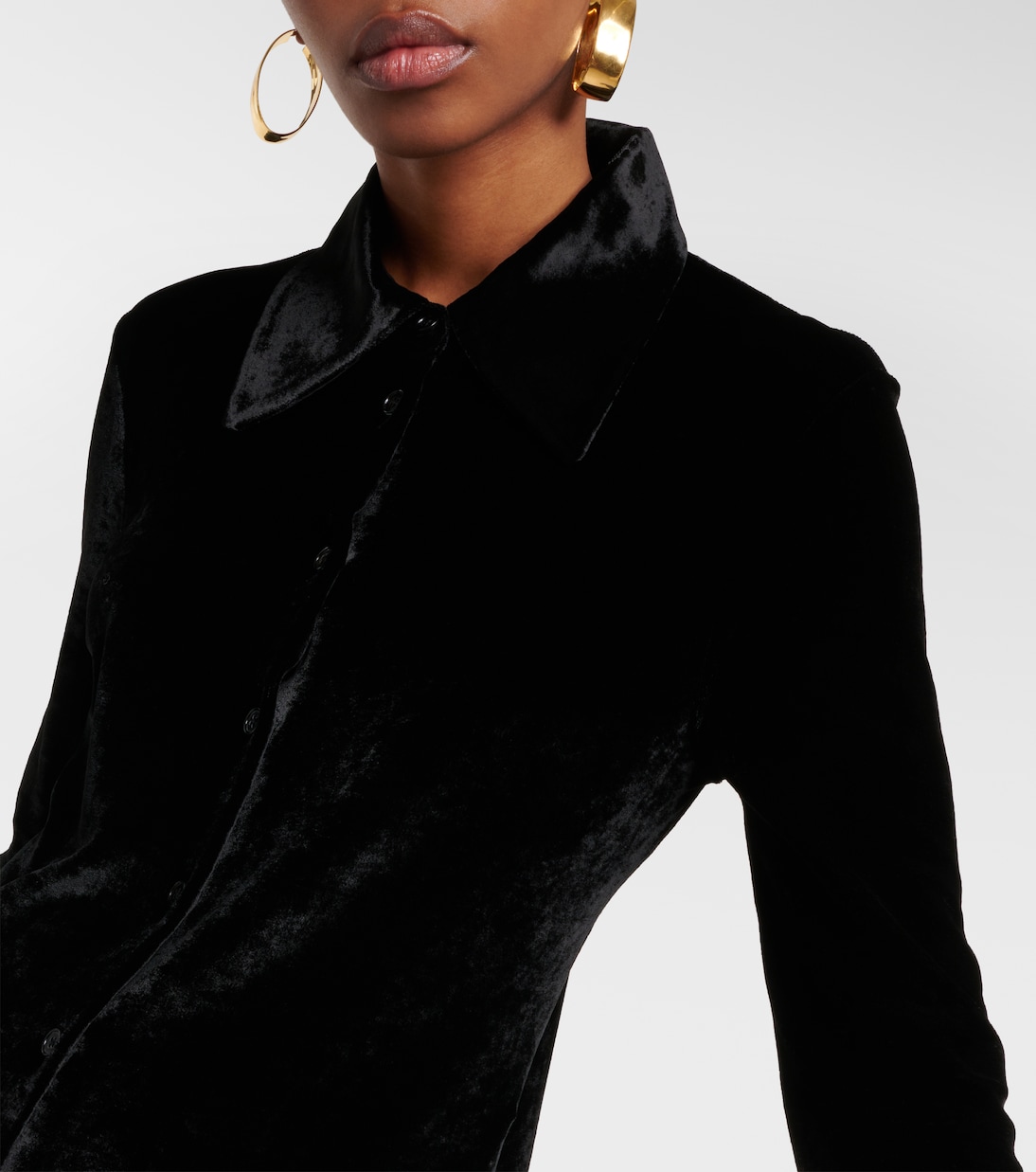 Camisa de terciopelo | Jil Sander