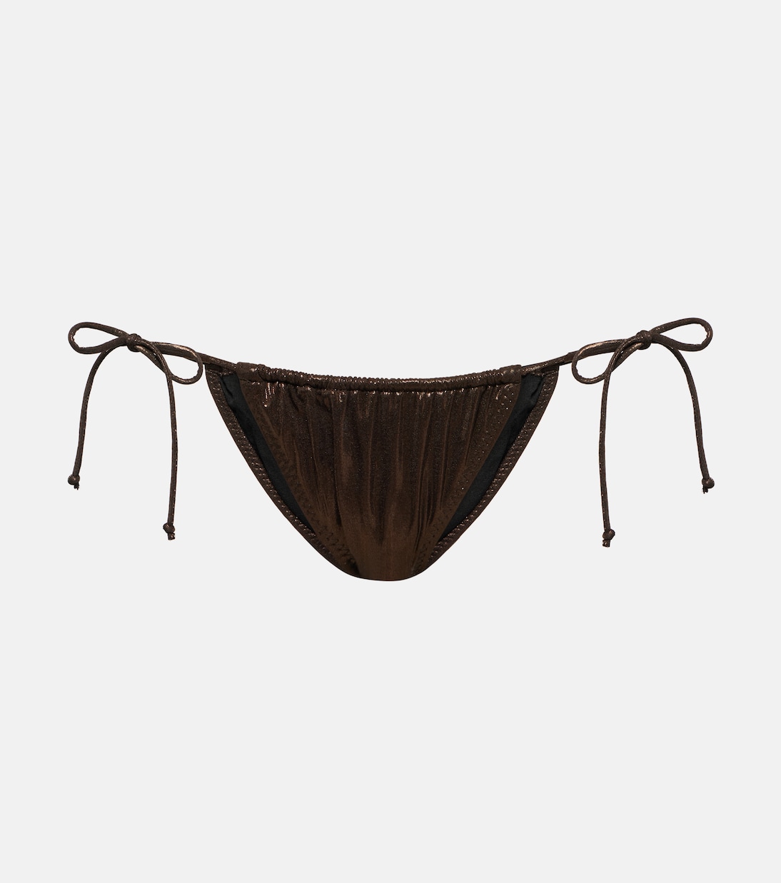 Slip bikini String metallizzato | Norma Kamali