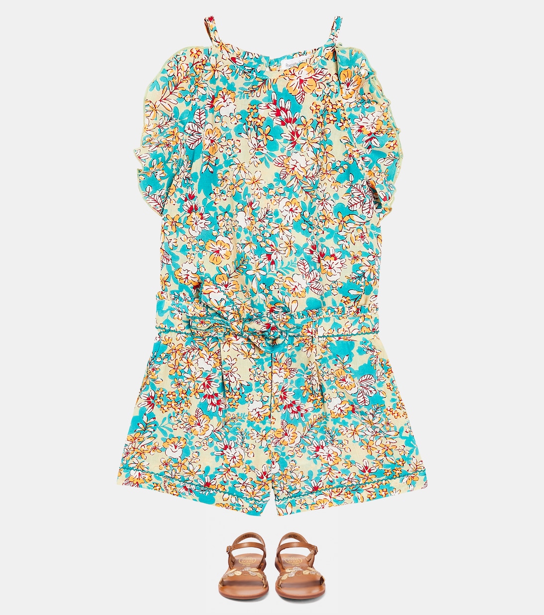 Short Rachel à fleurs | Poupette St Barth Kids