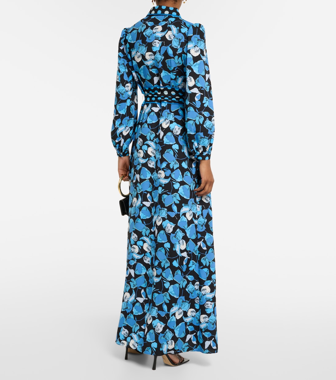 Bedrucktes Maxikleid Joshua aus Crêpe | Diane von Furstenberg
