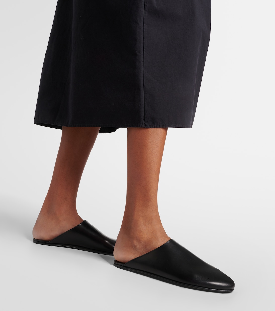 Mules Dante en cuir | The Row