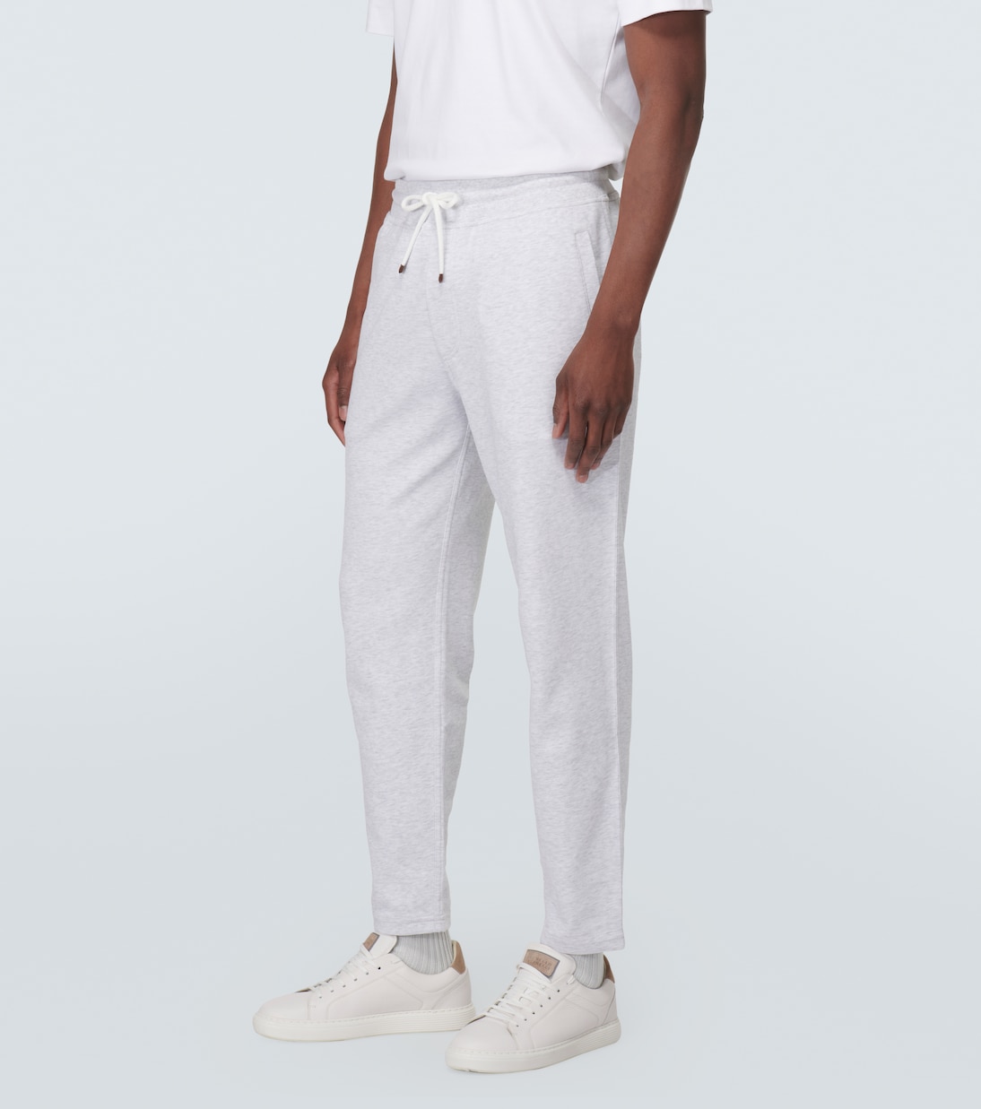 Pantaloni sportivi in misto cotone | Brunello Cucinelli