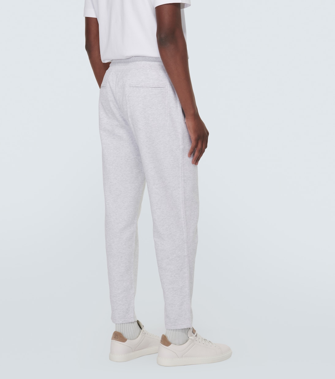 Pantaloni sportivi in misto cotone | Brunello Cucinelli