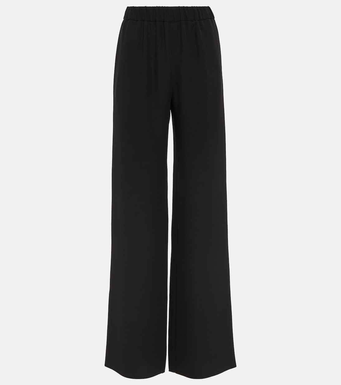 Weite Mid-Rise-Hose aus Seide | Valentino