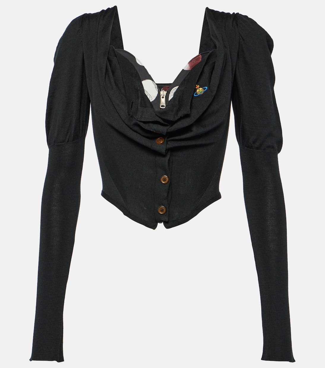 Top de lana y seda con mangas abullonadas | Vivienne Westwood
