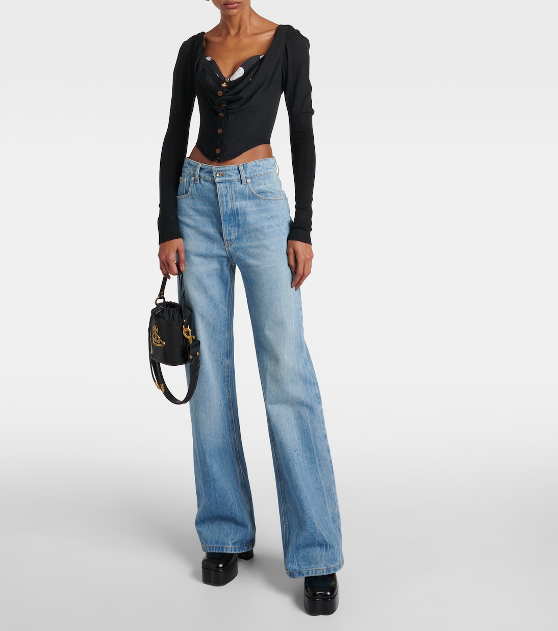 Top de lana y seda con mangas abullonadas | Vivienne Westwood