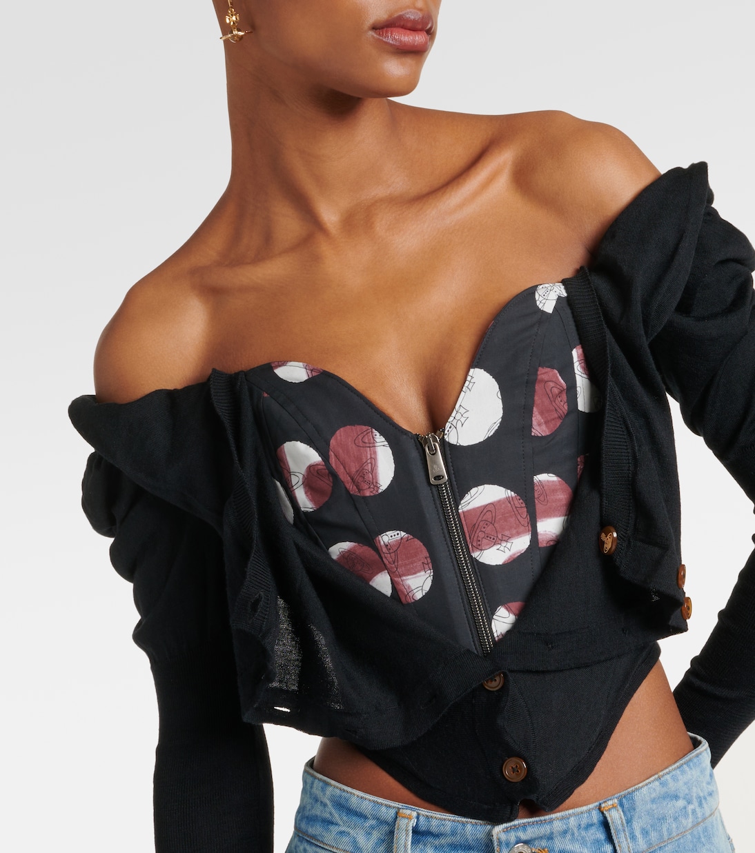 Top de lana y seda con mangas abullonadas | Vivienne Westwood