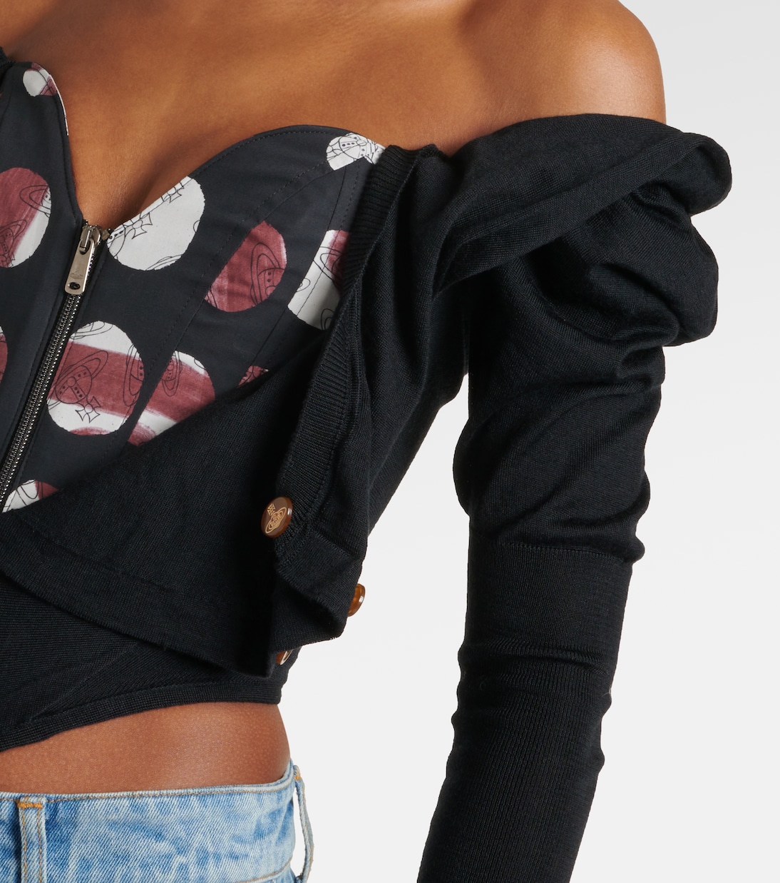Top de lana y seda con mangas abullonadas | Vivienne Westwood