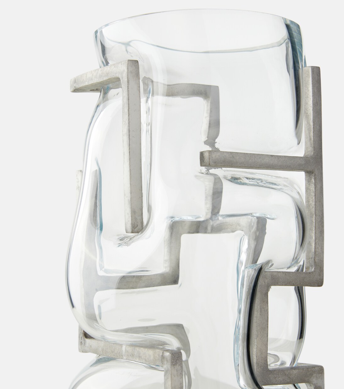 Brutalist glass vase | Vanessa Mitrani