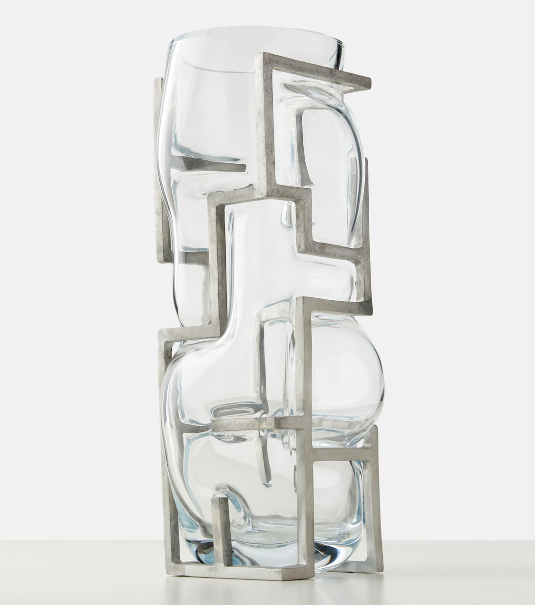 Brutalist glass vase | Vanessa Mitrani