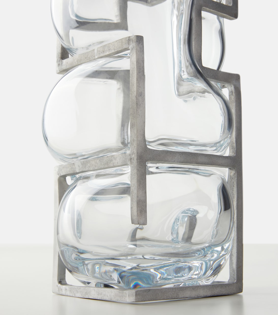 Brutalist glass vase | Vanessa Mitrani