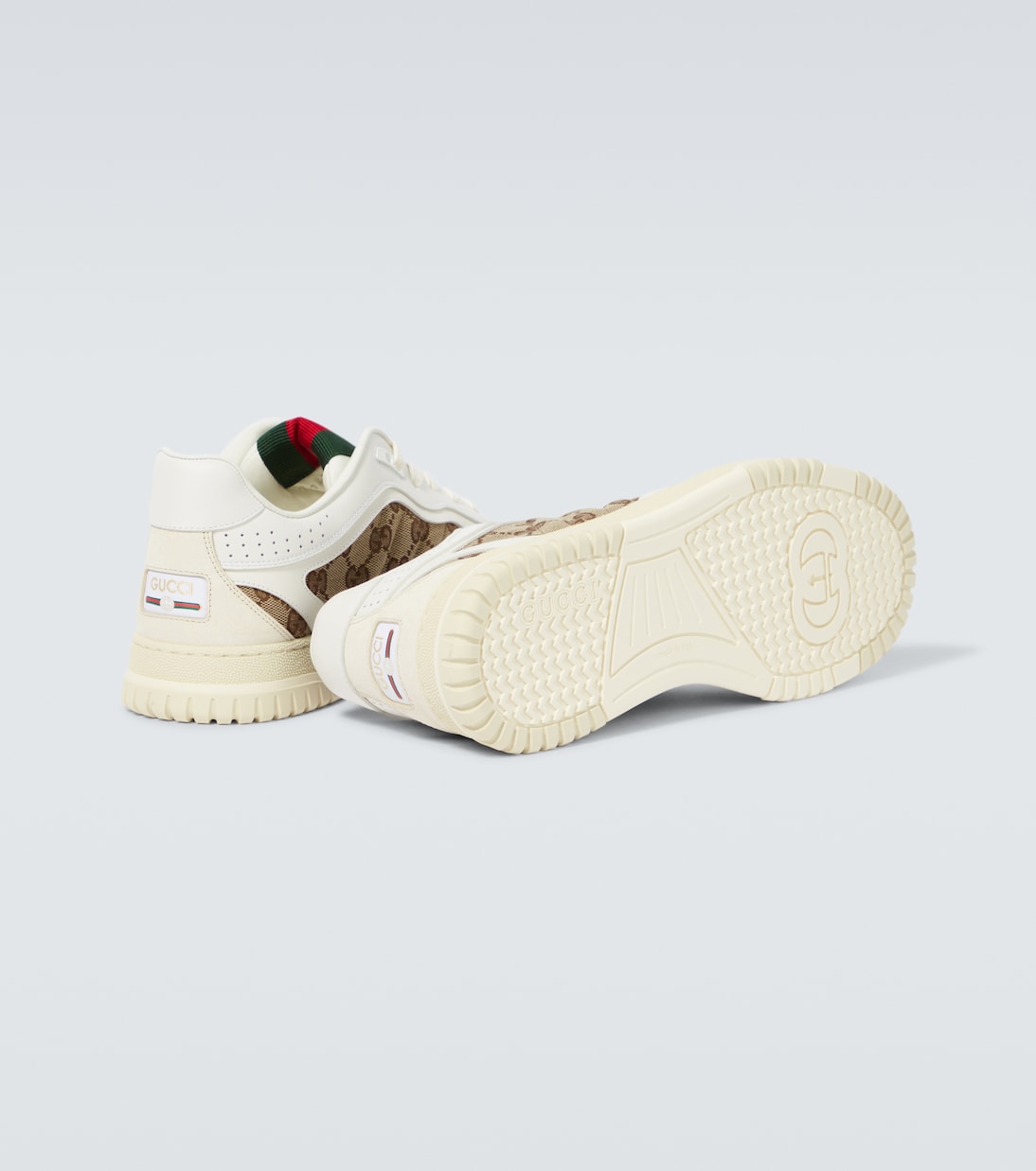 Sneakers Gucci Re-Web GG mit Leder | Gucci