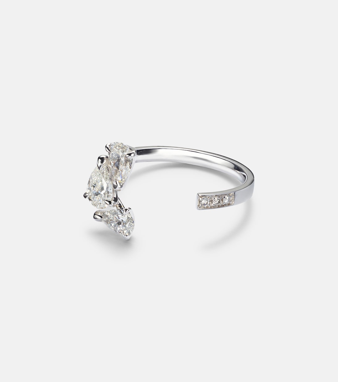 Anello in oro bianco 18kt REPOSSI con diamanti, eleganza senza tempo
