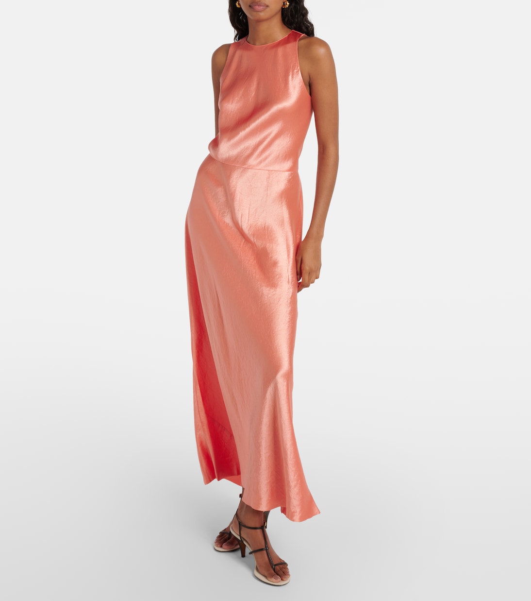 Maxikleid aus Satin | Vince
