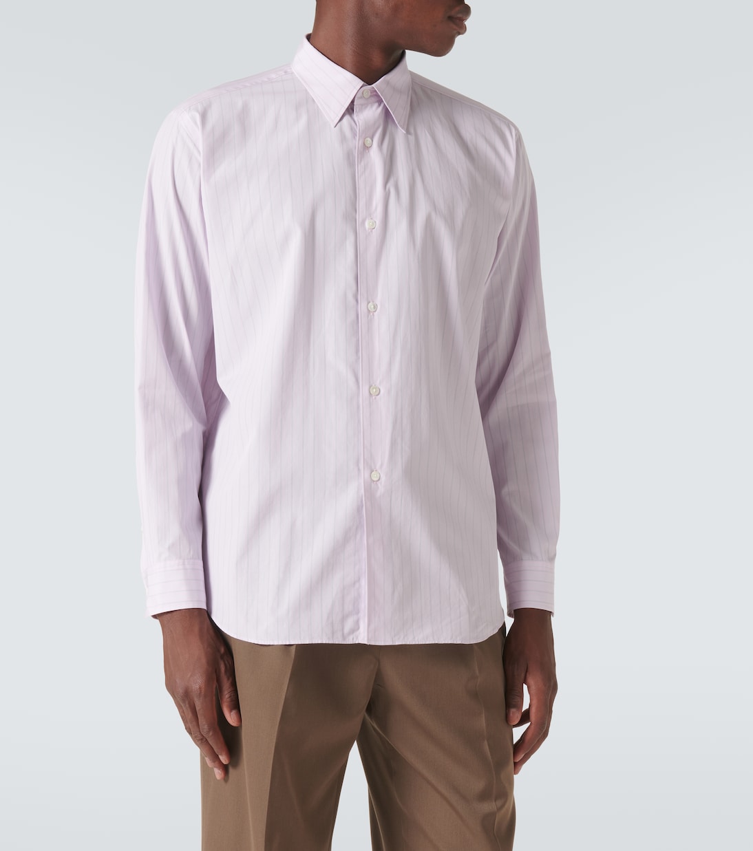 Camicia in cotone a righe | Auralee