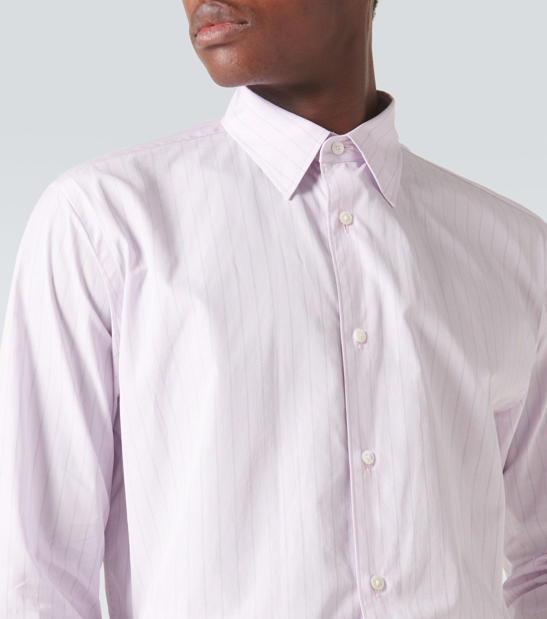 Camicia in cotone a righe | Auralee