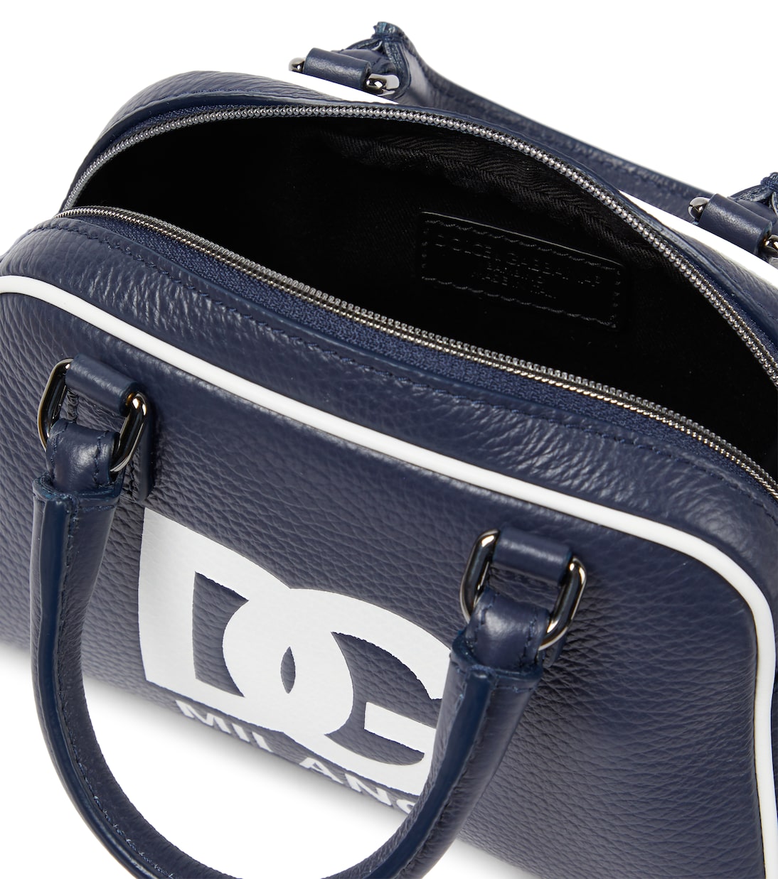 Borsa in pelle con logo | Dolce&Gabbana Kids