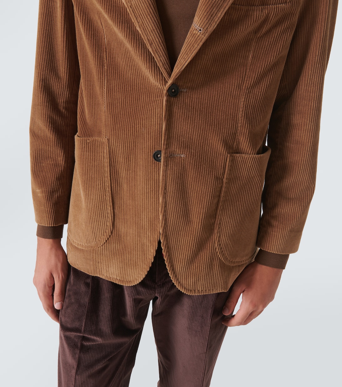 Blazer aus Baumwoll-Cord | Rubinacci