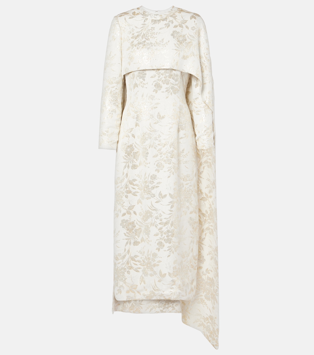 Robe midi Felice en jacquard à fleurs | Markarian