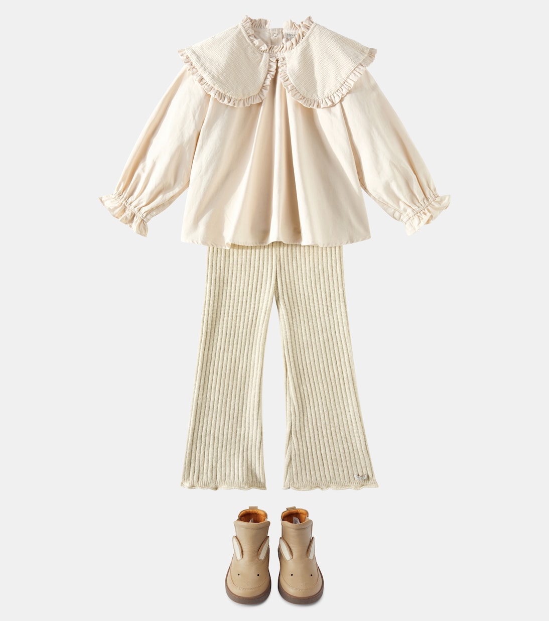 Nienis wool and cotton-blend pants | Donsje