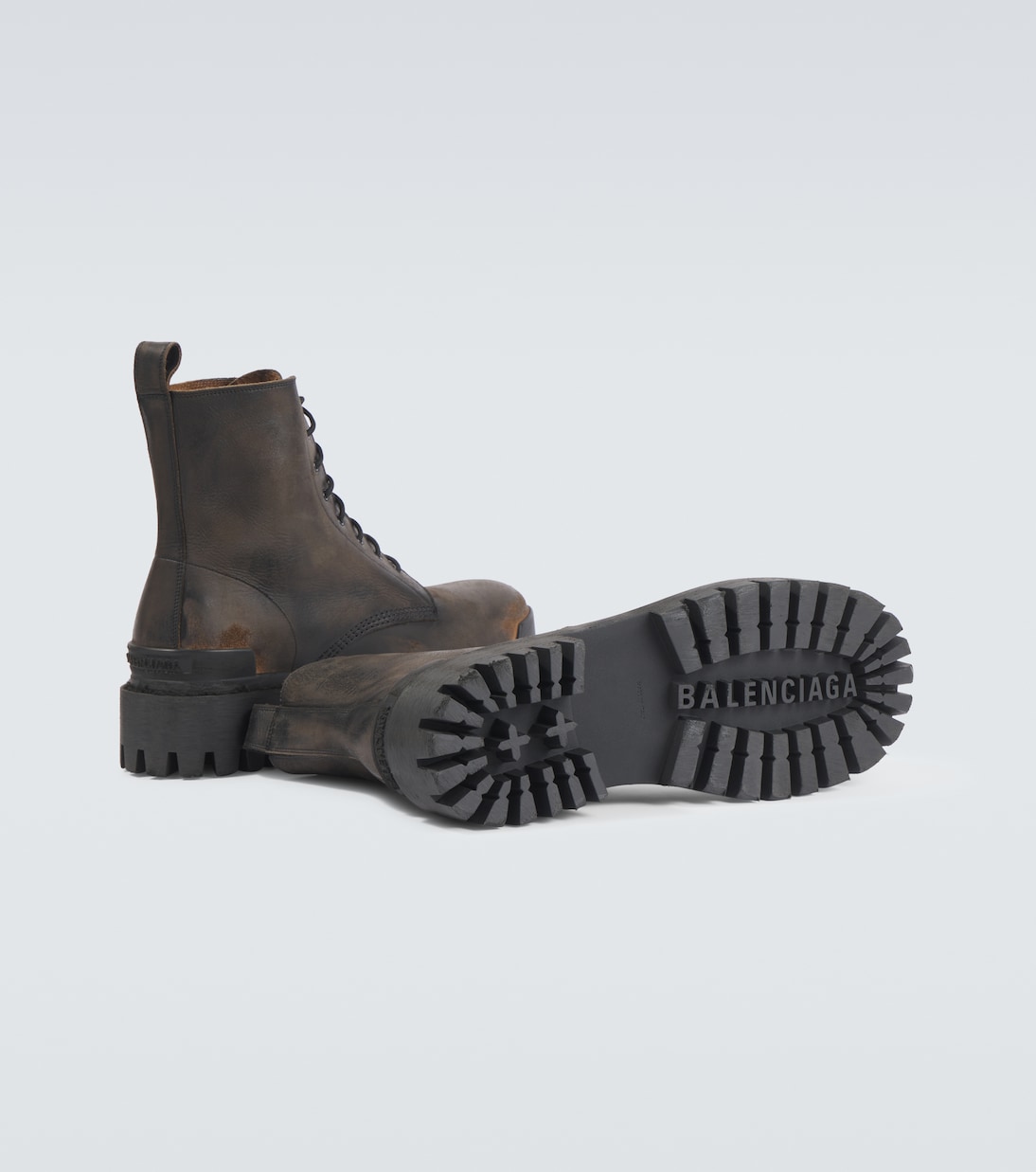 Schnürstiefel Strike aus Leder | Balenciaga