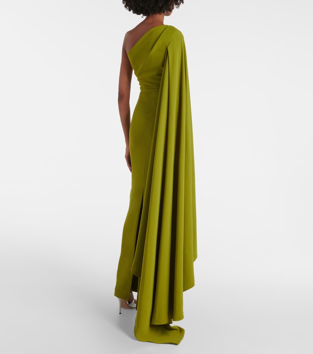 Daria one-shoulder gown | Solace London