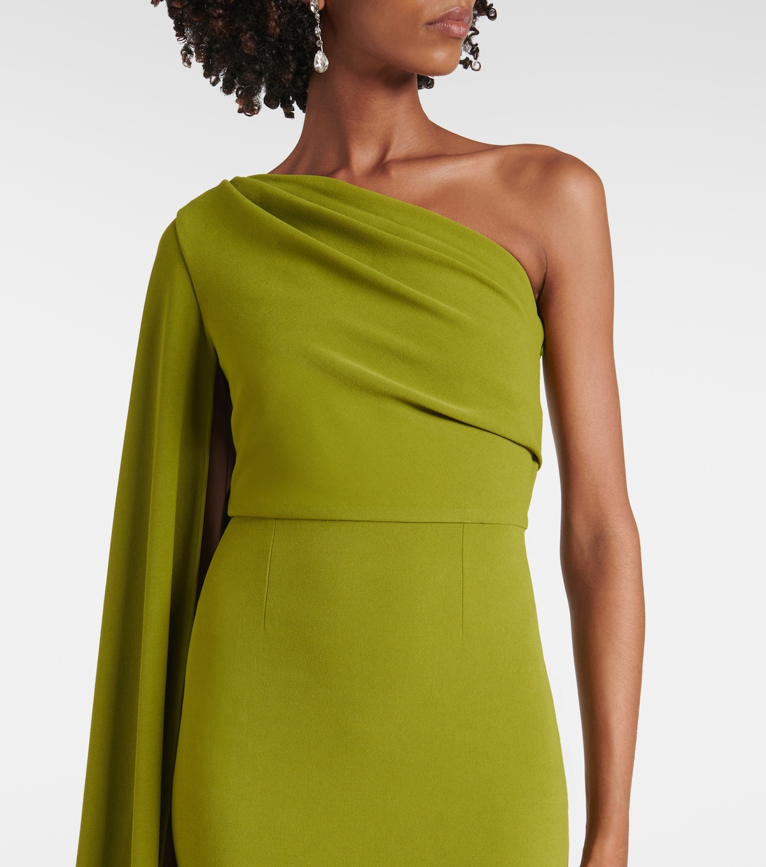 Daria one-shoulder gown | Solace London