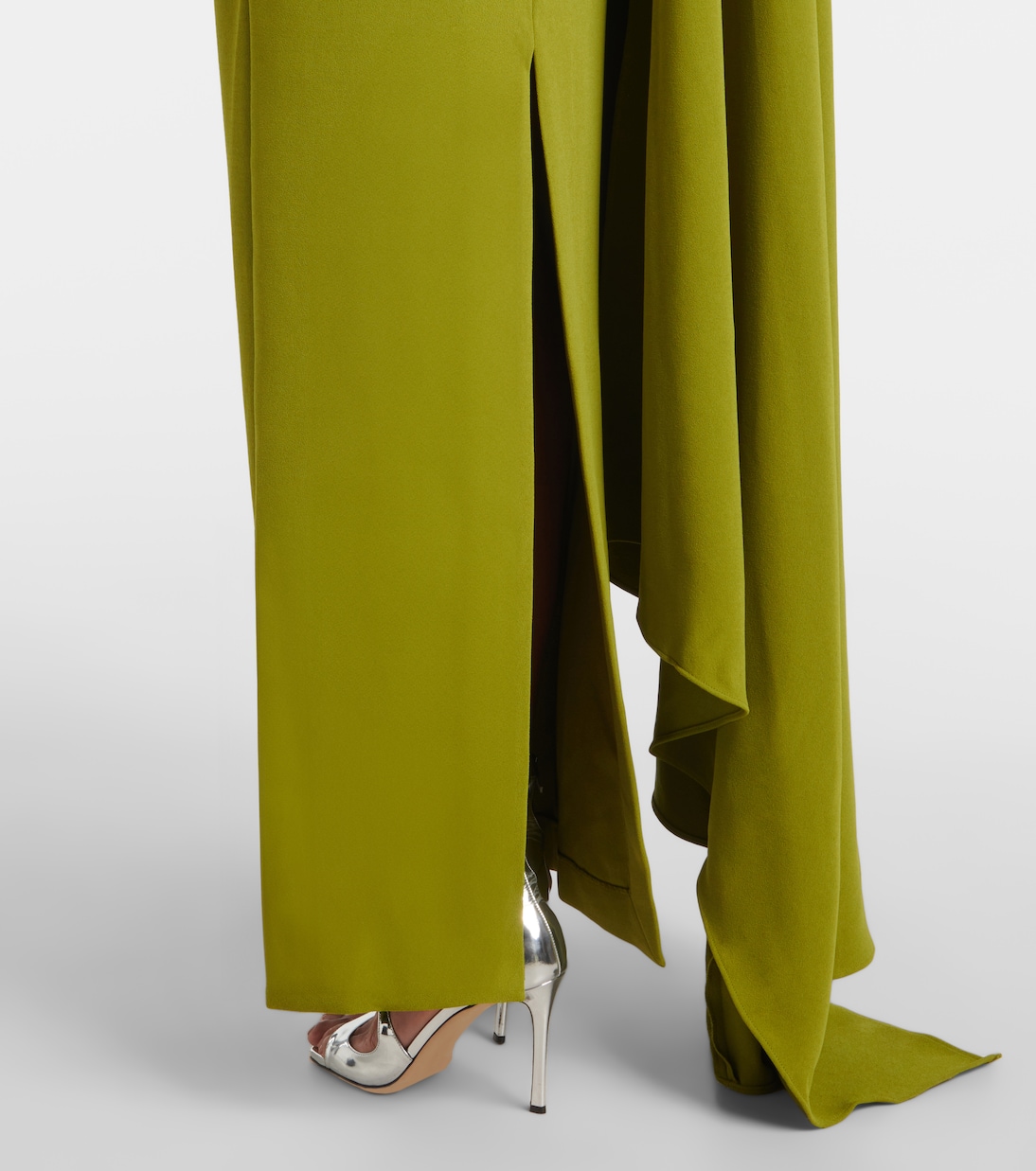 Daria one-shoulder gown | Solace London