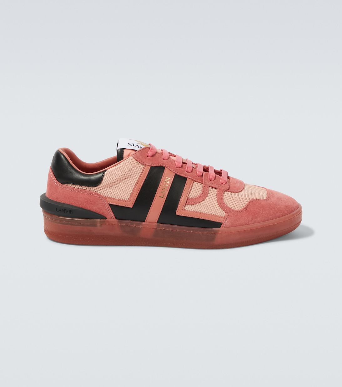 Clay suede-trimmed sneakers | Lanvin