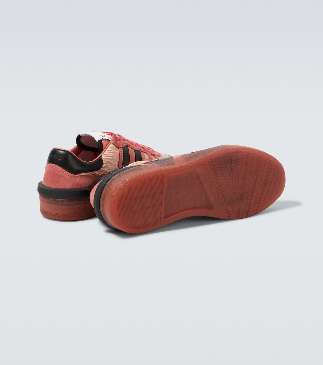 Clay suede-trimmed sneakers | Lanvin