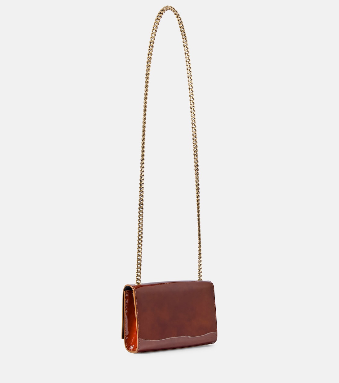 Portafoglio Kate Small in vernice con tracolla | Saint Laurent