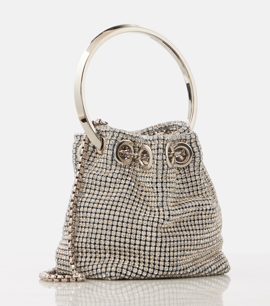 Sac seau Bon Bon Micro à ornements | Jimmy Choo