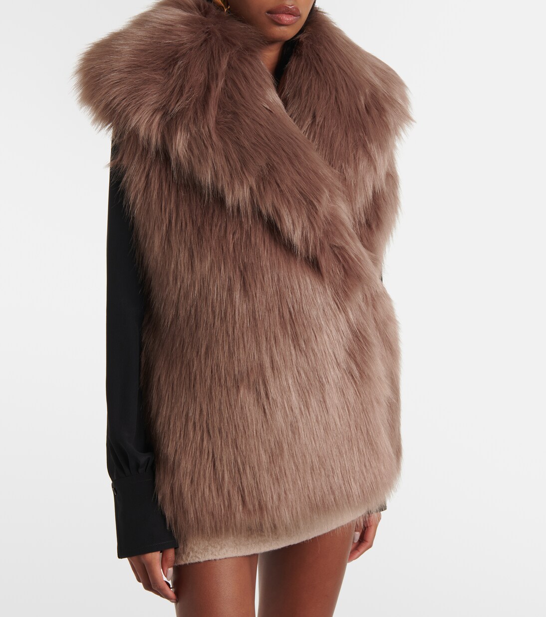 Veste sans manches en fourrure synthétique | Givenchy