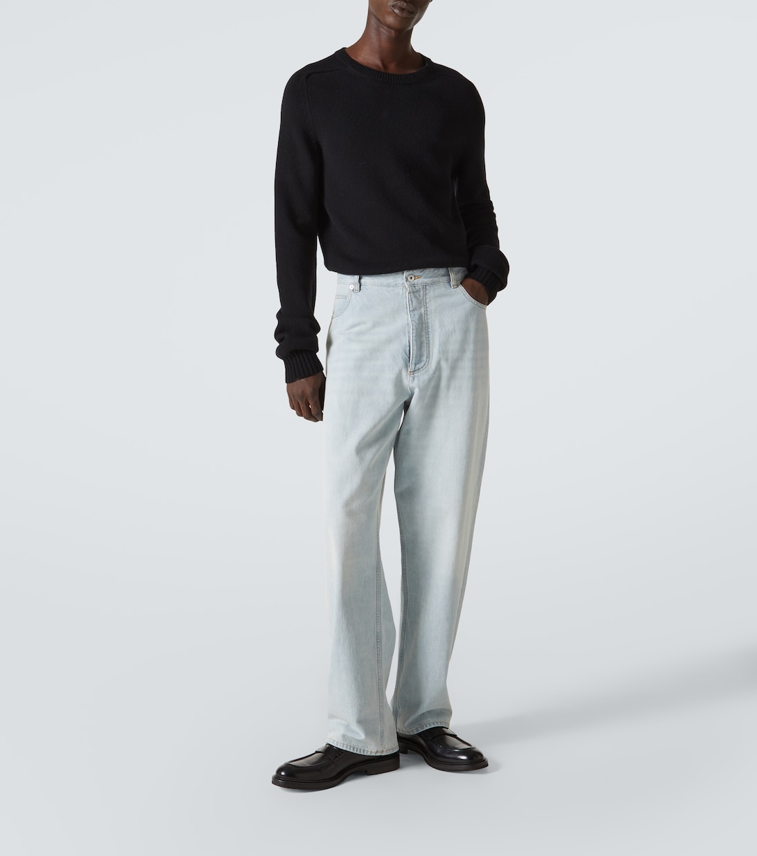 Jean ample à taille mi-haute | Bottega Veneta