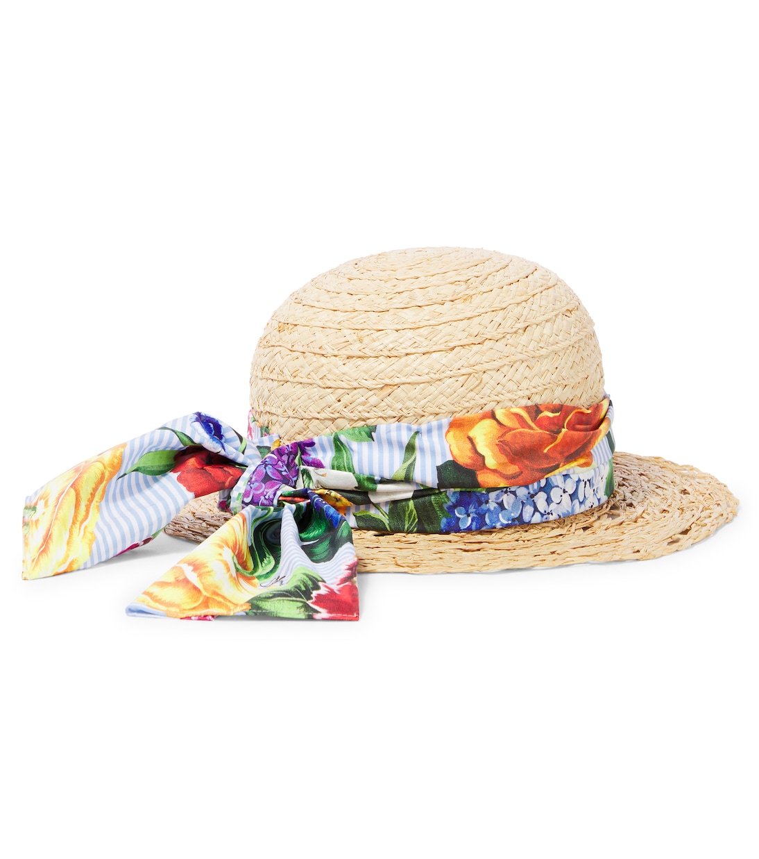 Cappello DG in rafia | Dolce&Gabbana Kids